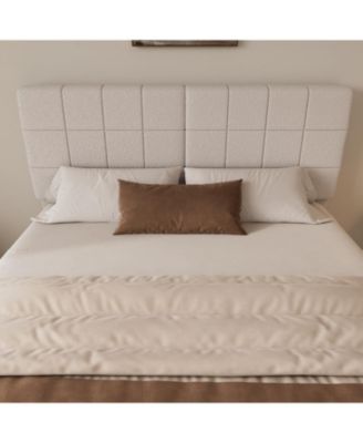 Streamdale Boucle Floating Bed with Light,Queen