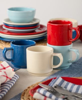 Americana Stackable Mugs, Set of 4