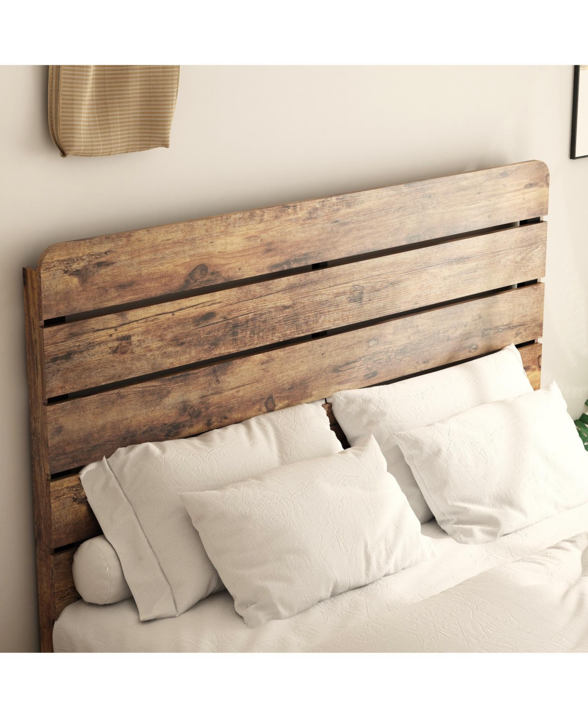 Streamdale Furniture King Size Wood Platform Bed Frame with Storage