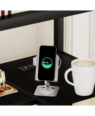 Full Loft Bed w/ Desk, LED, Charging, Wardrobe & Drawers