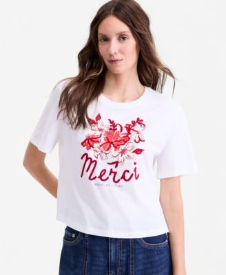 Women's Merci Embroidered Graphic T-Shirt