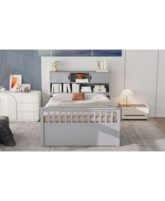 Captain Platform Bed Frame w/ Storage & Drawers