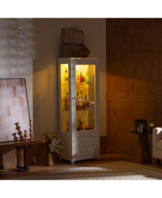71" Wood (or relevant material) LED Light Display Cabinet