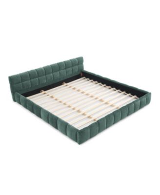 King Upholstered Platform Bed Frame