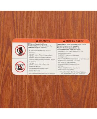 Dark Oak Curio Cabinet with Glass Doors & Adjustable Shelves