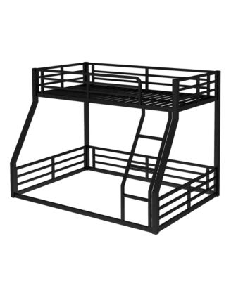 Metal Twin XL/Queen Bunk Bed Frame - Heavy Duty