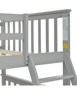 Twin Over Full Wooden Bunk Bed