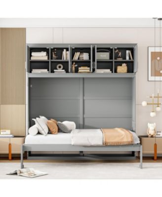 Murphy Bed Wall Bed with Top Cabinets
