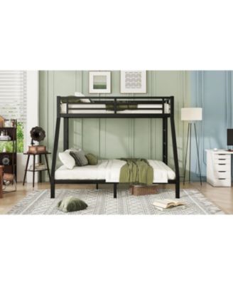 Metal Twin XL/Queen Bunk Bed