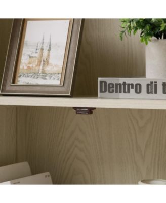  72.4" Tall Storage Cabinet with 8 Doors & 4 Shelves, White