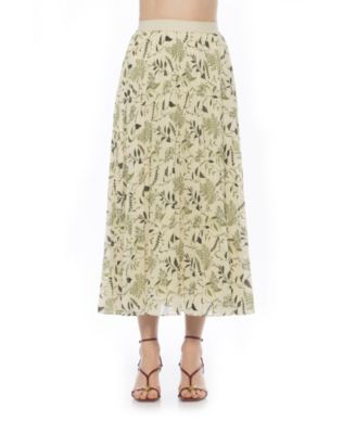 Women's Kesia Midi Pleated Skirt