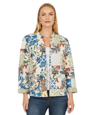 Women's Indian Patchwork Reversible Jacket