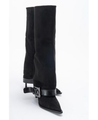 Women's Elva Buckle Strap Knee High Boot