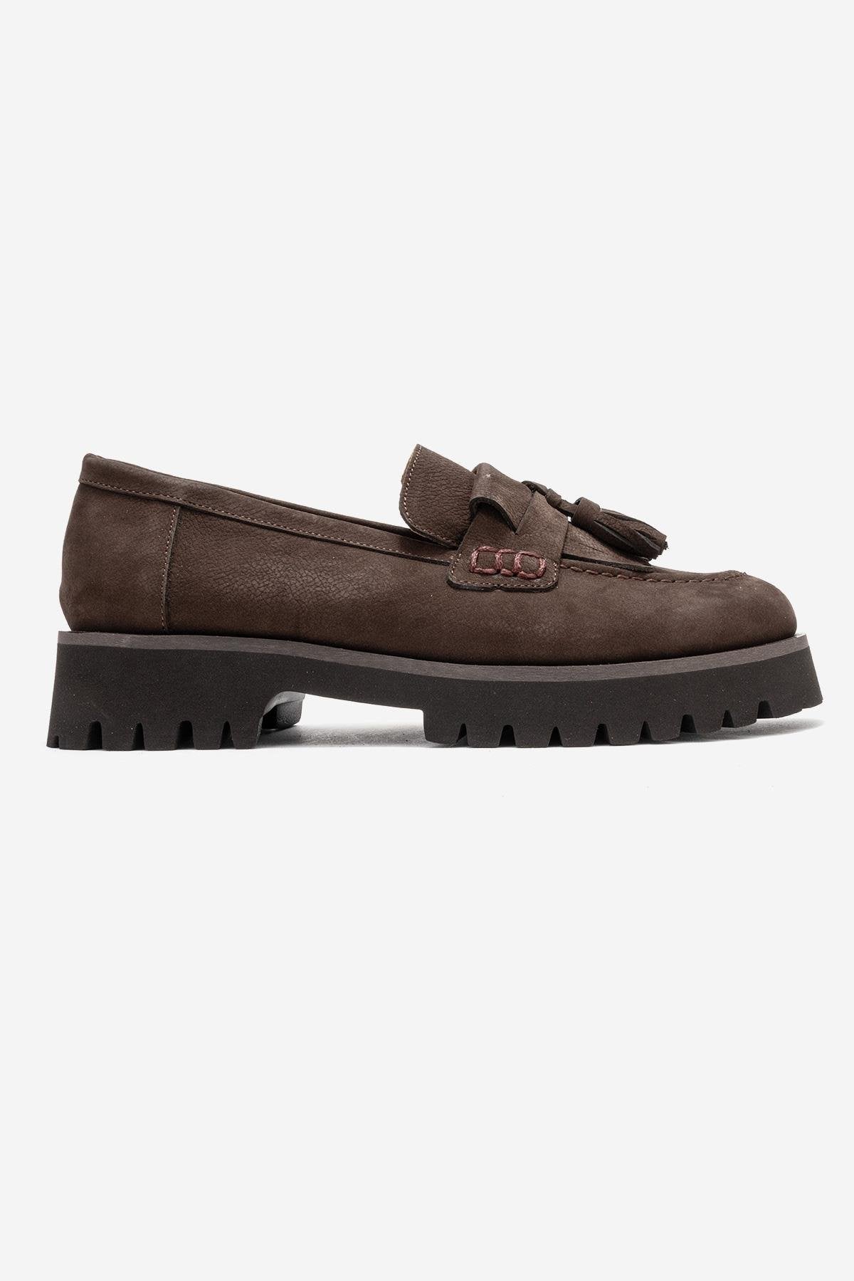 Forever & Always Shoes Women's Poen Leather Tassel Loafer