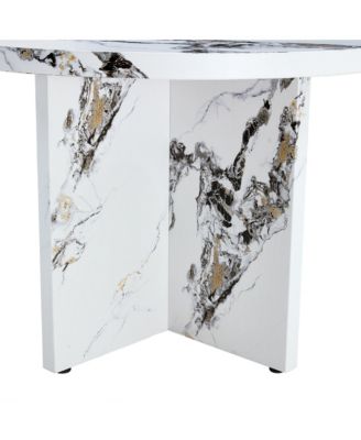 Modern 42" Round Dining Table for Small Spaces (Table Only)