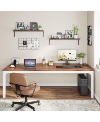 78.7 Inches Extra Long Computer Desk 2 Person Desk, Double Long Desk, Workstaion for Home Office