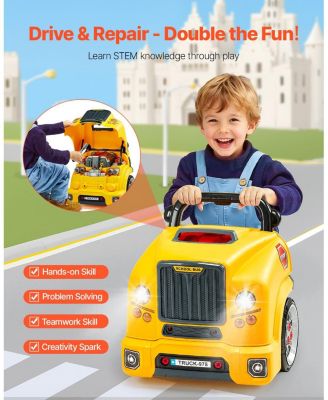 60-Piece Engine Toy with Lights, Sounds & Removable Parts