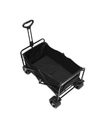 SUGFIT All-Terrain Folding Wagon with 5-inch Wheels & Compact Storage