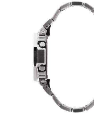 Men's Japanese Quartz Silver-Tone Stainless Steel Watch, 44.4mm