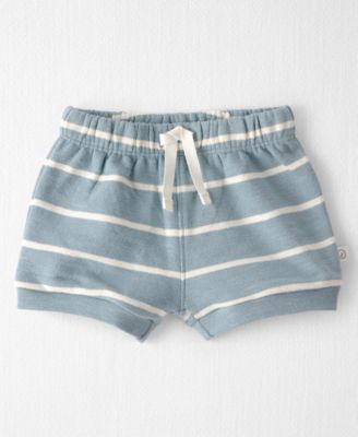 Baby Boys' Striped Round Neck Top and Shorts, 2-Piece Set