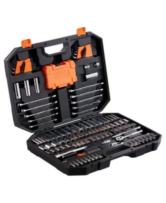 145-Piece Professional Tool Set with SAE/Metric Sockets & Storage Case