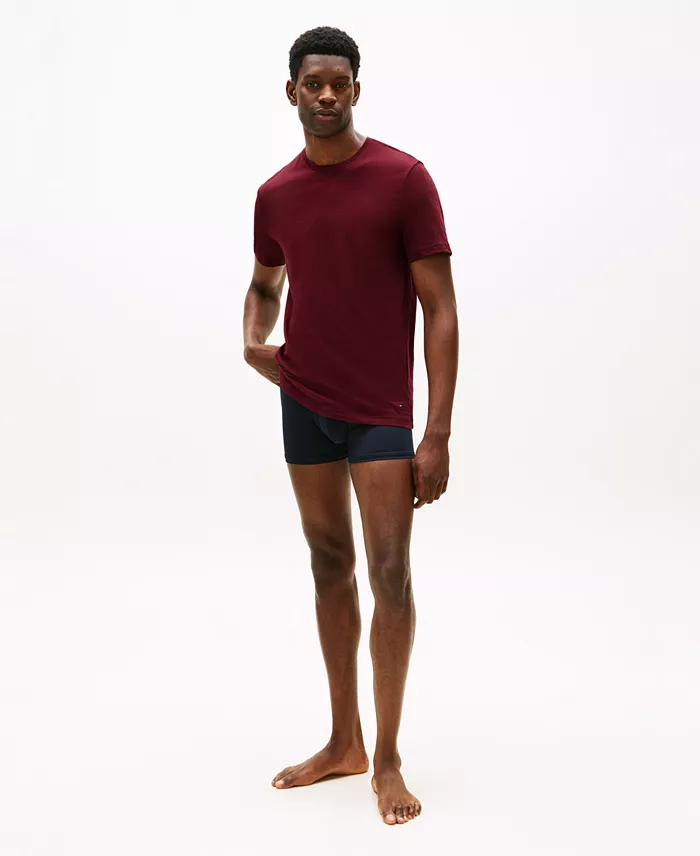 Men's&nbsp;3-Pack Cotton Classics Short-Sleeve Crewneck Undershirts Set - thumbnail 2