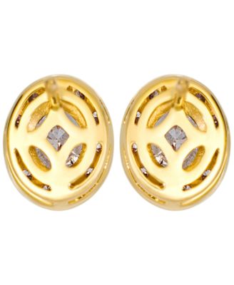 Nude Diamond Stud Earrings (1.02 ct. t.w.) in 14k Honey Gold