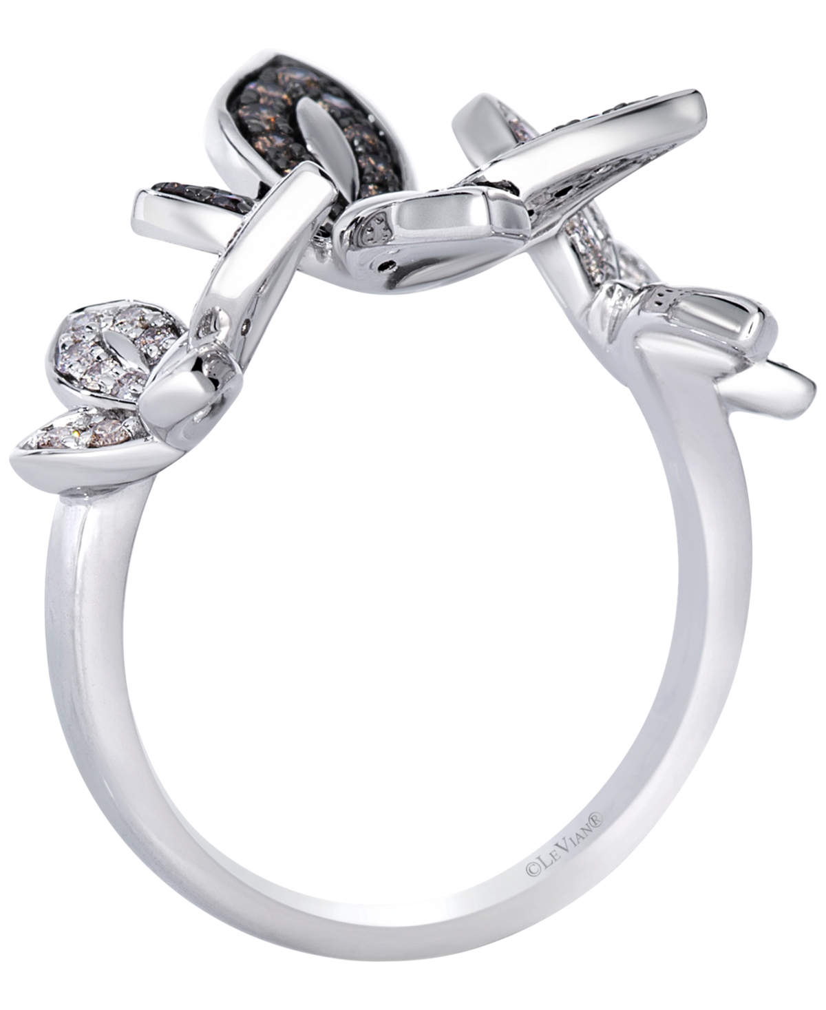 Le Vian Chocolate Diamond (0.26 ct. t.w.) & Nude Diamond (0.27 ct. t.w.) Ring in 14k Vanilla Gold