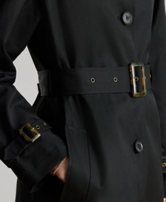 Women's Single Breasted Belted Trench Coat
