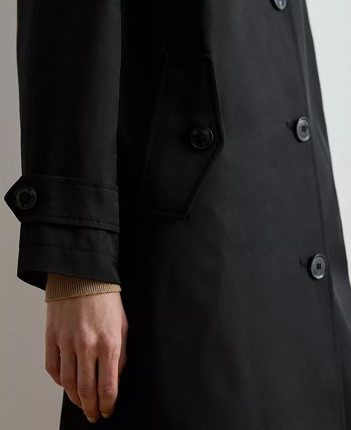 Women's Maxi Balmaccan Coat - thumbnail 4