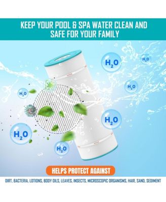 HF9415-01 Advanced Pool and Spa Filter Cartridge Replacement, White