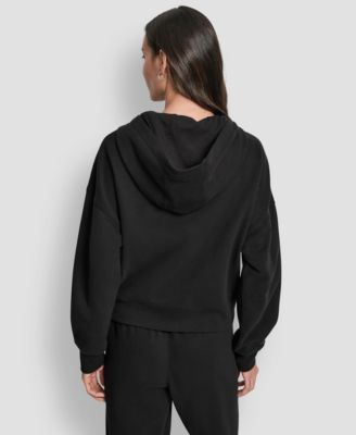 Women's Exploded Rhinestone Varsity Logo Full-Zip Hoodie