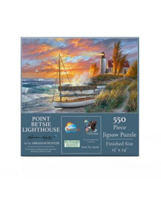 Point Betsie Lighthouse 550 piece Jigsaw Puzzle for Adults