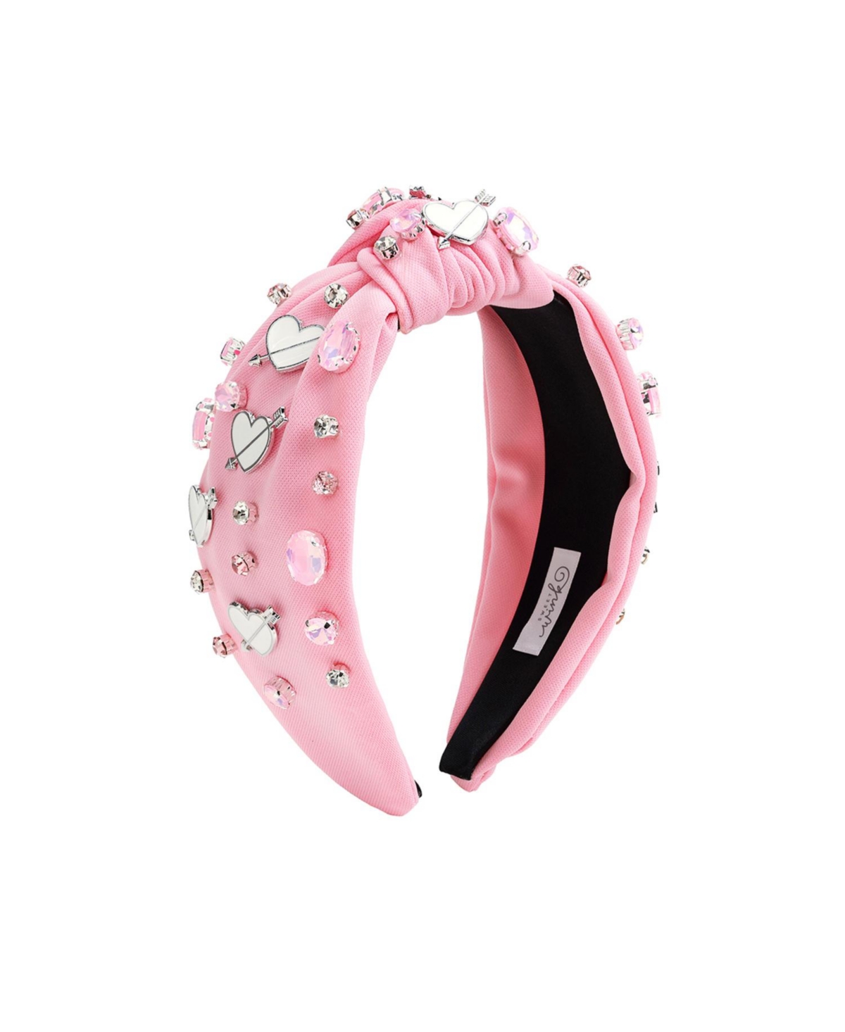 Sweet Wink Little and Big Girls Pink Valentine's Day Gemstone Headband