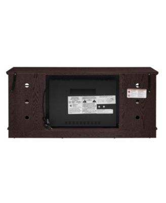 2-Door Storage cabinet with Electric Fireplace Console Cabinet