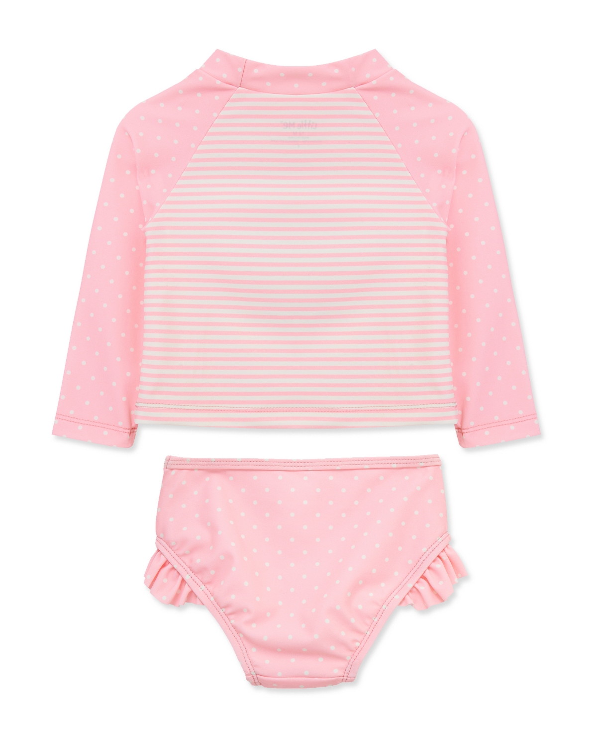 Little Me Baby Girls' Strawberry Long-Sleeve Rash Guard and Swim Bottoms, 2-Piece Set