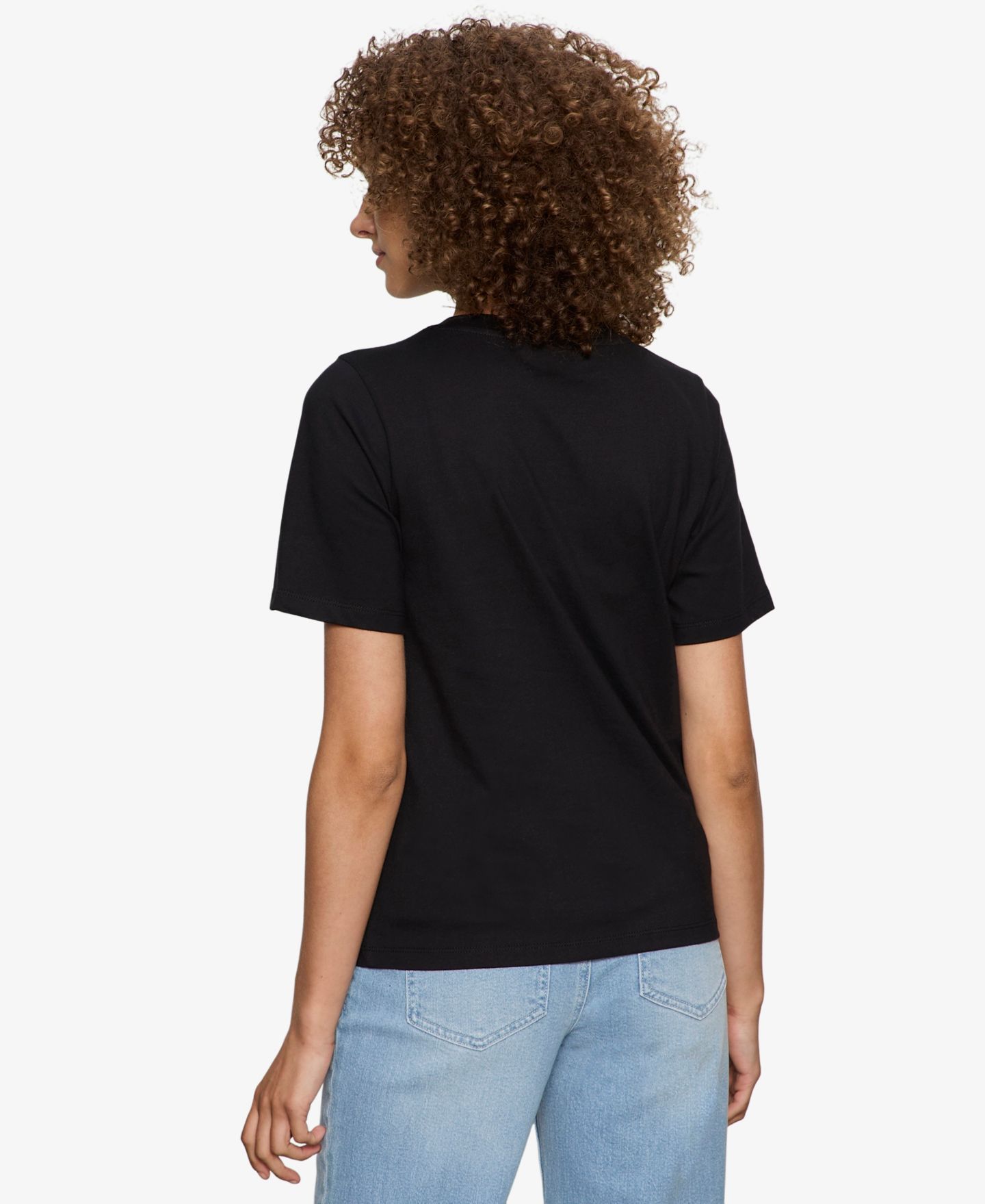 Женская футболка Sanctuary Soft Twist Detail Crew Neck, цвет: Чёрный — фото 5