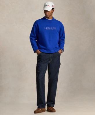 Men's Team USA Mock Neck Sweatshirt