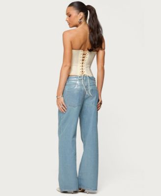 Women's Vezza Strapless Rhinestone Corset