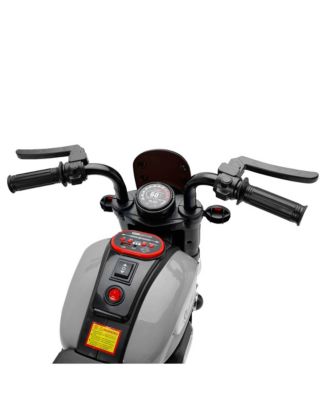 Dual 6V Kids Ride-On Motorcycle, 3-Wheel Toy with Forward/Reverse & Sounds for Ages 1-5