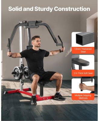 Chest Fly Machine Adjustable Rear Delt and Fly Trainer for Home Gym 450 LB