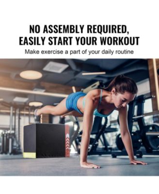 3-in-1 Plyo Jump Box 16/14/12" Soft Cotton Agility Training Box