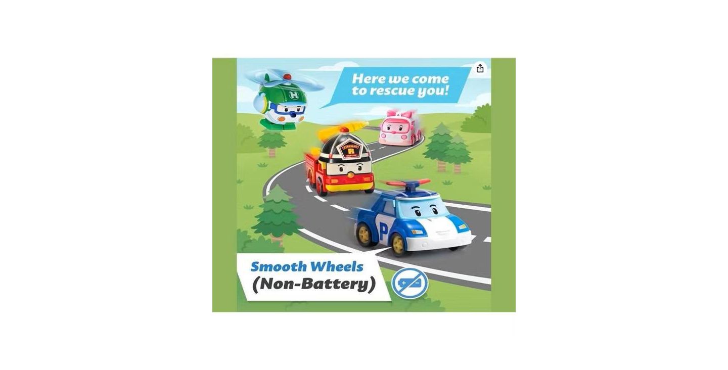 Детские фигурки Robocar Poli Poli 4" Transforming Robot Police Car, Ages 3+ — фото 8