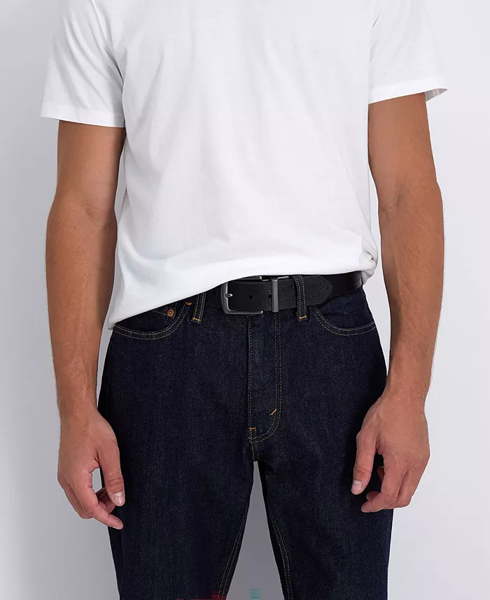 40MM Men's Reversible Casual Embossed Strap Belt - thumbnail 8