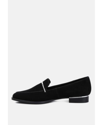 Rag and Co Womens Paulina Suede Slip On Loafers