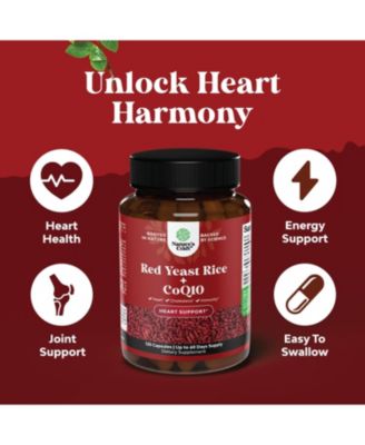 Red Yeast Rice + CoQ10 Capsules, Nature's Craft, 120ct