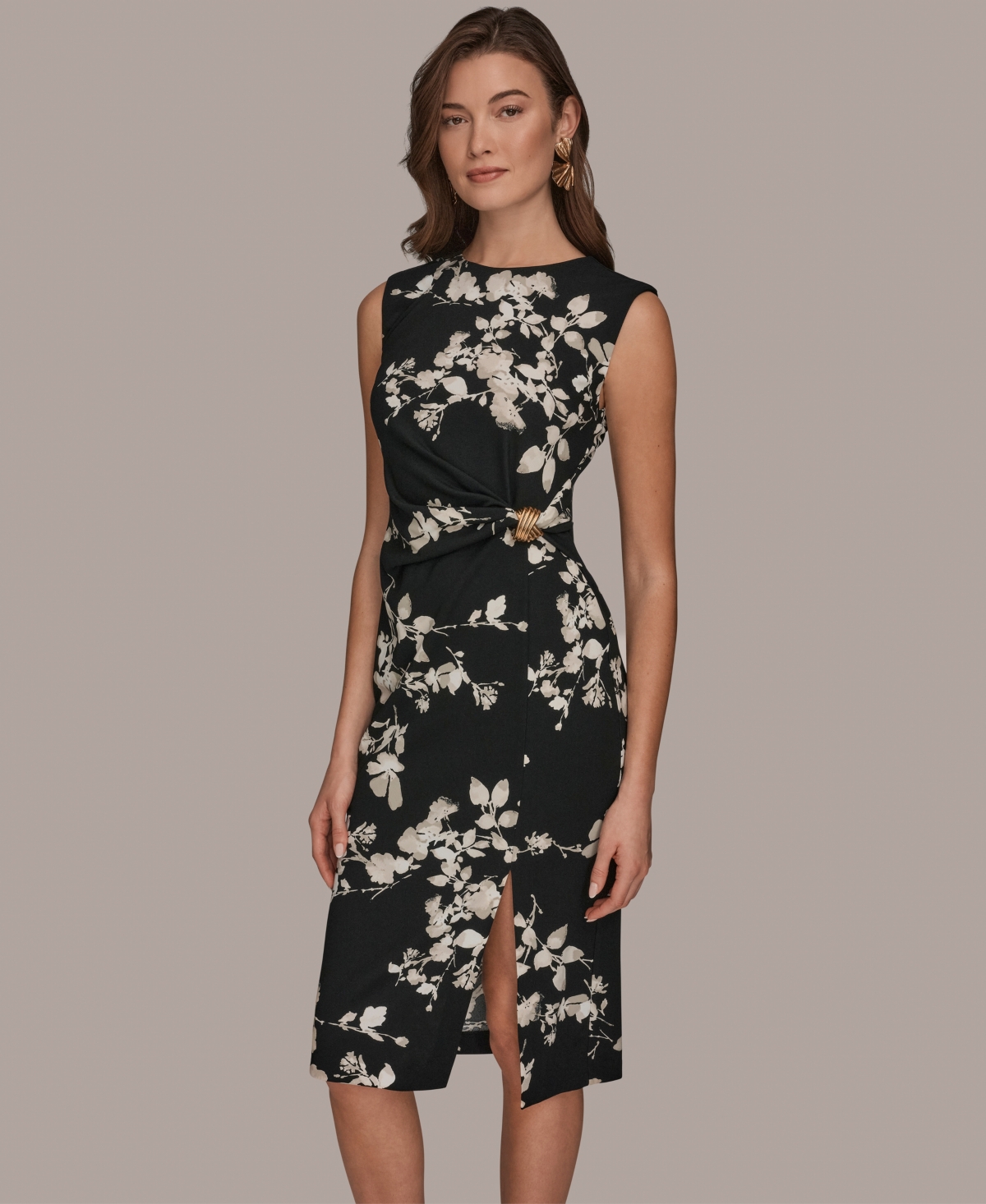 Donna Karan New York Women's Floral Sheath Dress