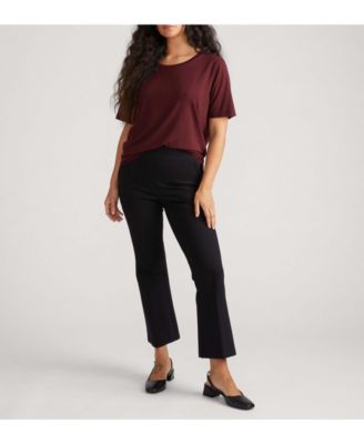 Plus Size Amaya Ponte Kick Flare Pants