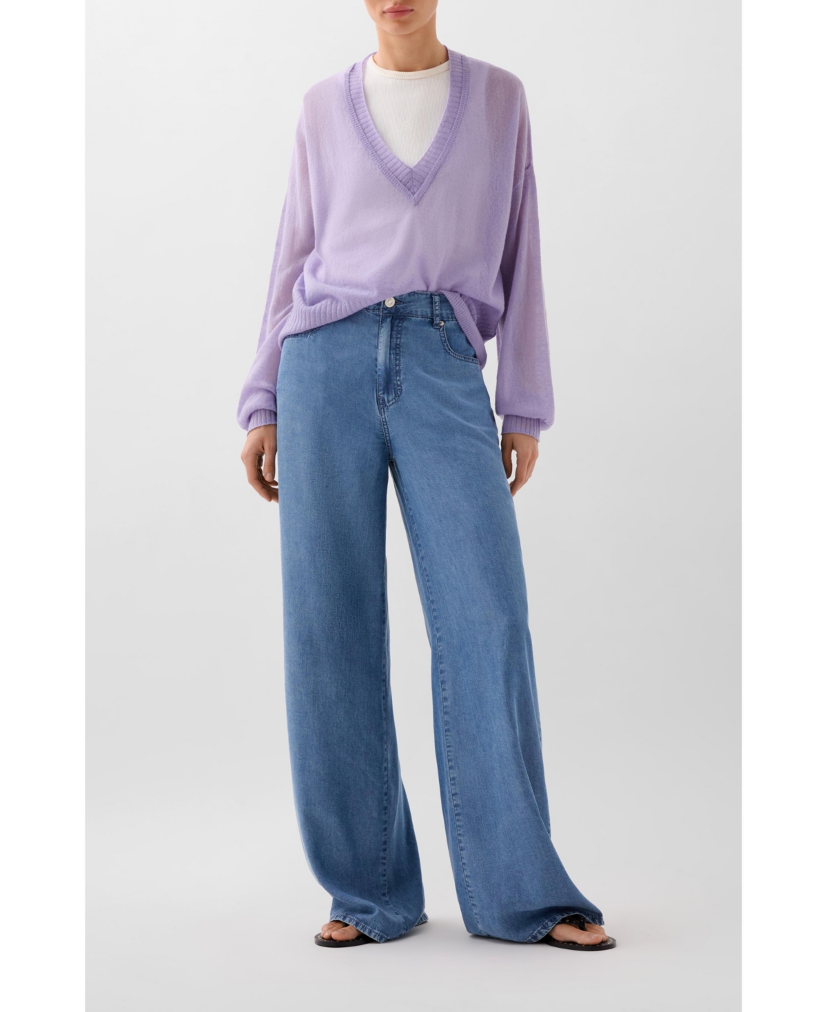 Scalpers Women's Alpaca V Jumper