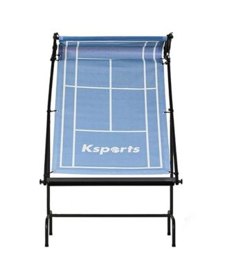 Racket Sports Indoor Outdoor Tennis Rebounder Net with Carry Bag, Blue